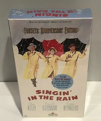 Singin' In The Rain (VHS 1992/1952 40th Anniv. Edition)G.KellyD. ReynoldsNEW • $4