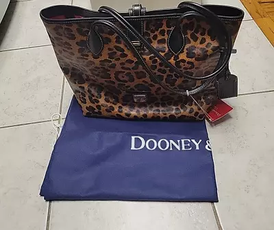 Dooney & Bourke Cheetah Leopard Print Medium Cindy Tote NEW LP491BM • $115