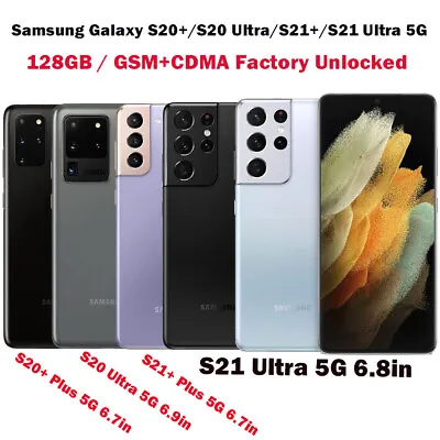 NEW SEALED Samsung Galaxy S20+/S20 Ultra /S21+/S21 Ultra 5G 128GB Fully Unlocked • $242.88