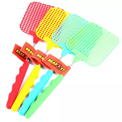 QUALITY 72cm EXTENDING FLY SWATTER Wasp Flying Insect Ant Pest Killer Telescopic • £4.68