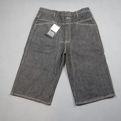 Marithe Francois Girbaud Long Shorts Mens 34 Black Original Fit Baggy Y2K • $69