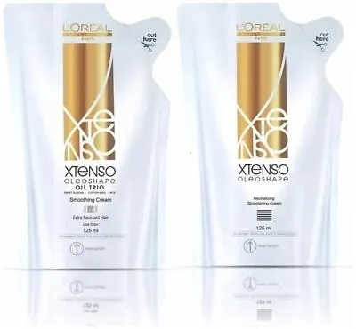 X-Tenso Oleoshape Smoothing Extra Resistant Hair Straightener 125ml Neutralizing • $36.63