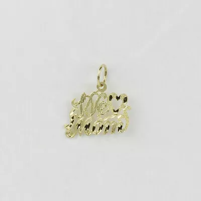 14k Yellow Gold  We Love Mom  Mother's Day Pendant • $69