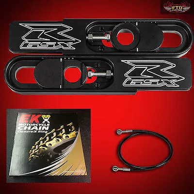 2001 Ultimate GSXR 750 Swingarm Extensions Kit EK ZVX3 525 Chain Brake Line • $377