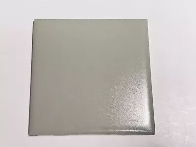 Vtg 1 AO American Olean Ceramic Tile - Grey-Green Flat Matte Square 4 1/4 NOS • $7