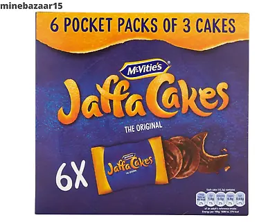 2x McVitie's Jaffa Cakes Original Pack Of 6 | UK Free And Fast Dispatch • £11.49