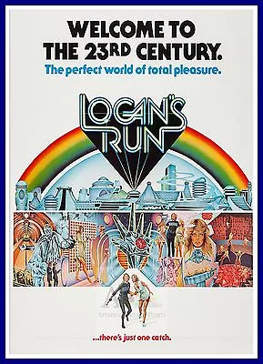 Logans Run Movie Poster A1 A2 A3 • £26.54