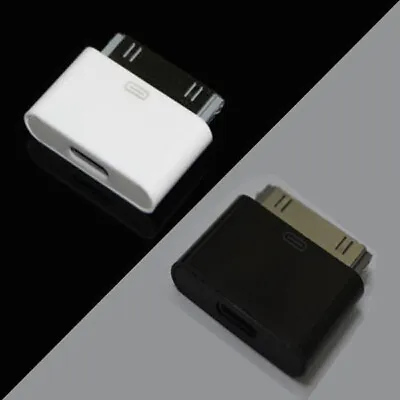 8 Pin Female To 30 Pin Male Adapter For Apple IPhone 4S IPad 3 IPod Touch 4 • £3.59
