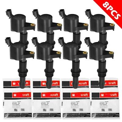 8Pcs OEM Motorcraft DG511 Ignition Coils Pack For Ford F150 Explorer Expedition • $76.89