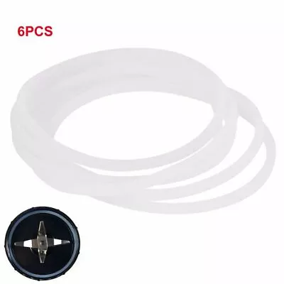 6Pcs Replacement Gasket Rubber Seal Rings Parts For Magic Bullet 250W Blender • £4.43