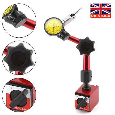 £25.89 • Buy Precision Dial Test Indicator DTI Gauge + Flexible Magnetic Base Holder Stand