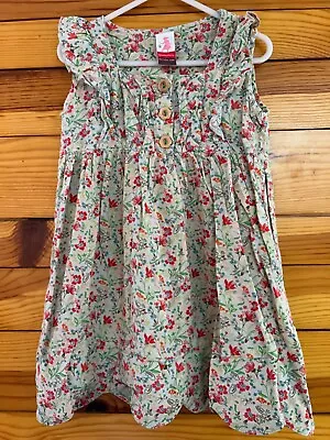 Matilda Jane Bubblegum Dress EUC Girls Serendipity Floral Scalloped Size 4 • $34.99