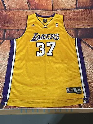 Adidas Ron Artest Los Angeles Lakers Authentic Swingman Jersey #37 XXL 2XL • $199.95