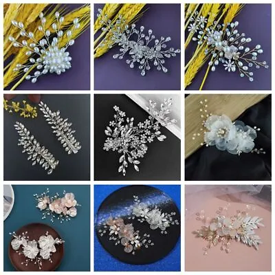 Variouse Vintage Flower Leaf Hair Clip Bridal Headwear Wedding Hair Accessories • $7.12