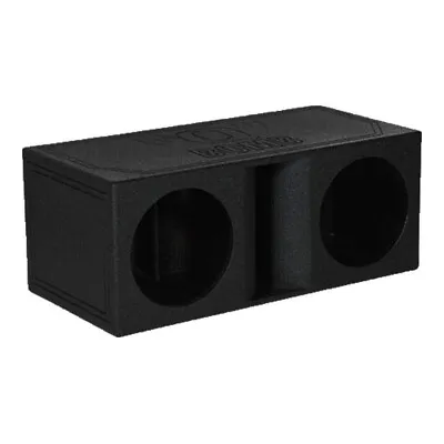 Qpower Qbomb Dual 12″ 12 Inch Horn-ported Empty Sub Woofer Enclosure Box • $189.99