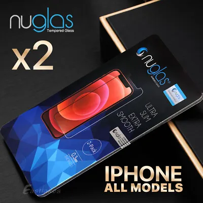 $7.95 • Buy Tempered Glass Screen Protector For IPhone 14 Plus 13 12 Mini 11 Pro XS Max XR 8