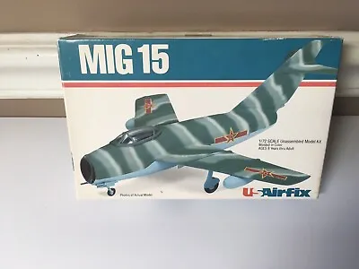 USAirfix Vintage 1/72 Scale MiG 15 Airplane Model Kit. • $13.99