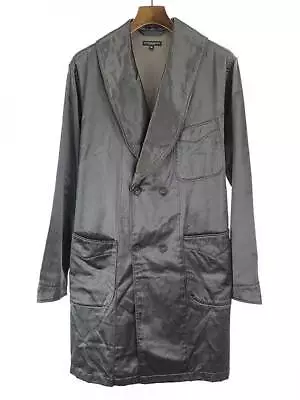 Men's Engineered Garments 17Aw Robe Pc Kasha Shawl Collar Belted Coat Black  • $182.60