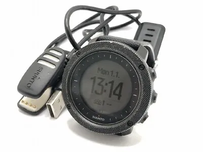 Suunto Traverse Alpha Stealth OW151 SS022469000 GPS Outdoor Military Watch • $169.99