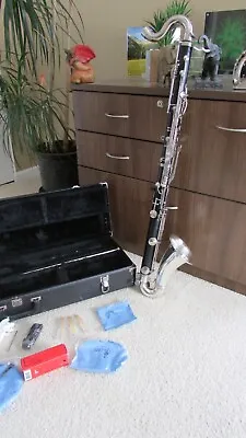 OVERHAULED! NICE! Yamaha YCL-220 Bass Clarinet Mouthpiece Accessories Case • $995