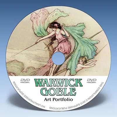 WARWICK GOBLE - Over 300 Illustrations On DVD! * Golden Age Art • £6.95