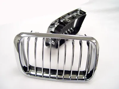 Euro Wide Sport Chrome Front Nose Grill Grille For 1992-1996 BMW E36 3 Series • $39.97