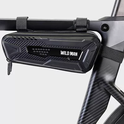 MTB Road Bicycle Bag Cycling Bike Front Top Tube Frame Phone Pouch EVA Hard Case • $11.77