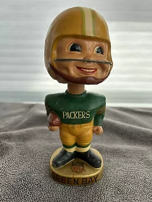 Green Bay Packers Bobblehead Doll 1960s Vintage With Facemask • $95