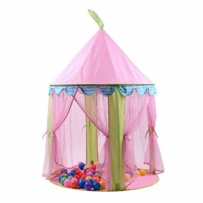 £16.99 • Buy Girls Fairy Princess Castle Play House Toy Tent Pops Up Tent Bedroom Home Decor