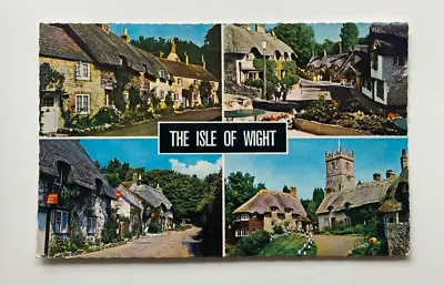 Postcard The ISle Of Wight Multi-View 1975 Postmark • £5.99