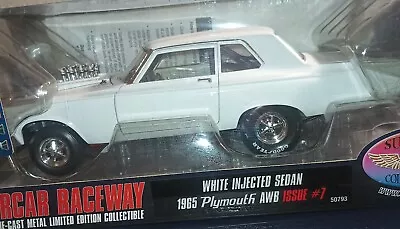 Supercar 1:18 Scale 1965 Plymouth AWB  White Injected Sedan  Issue #1 • $72