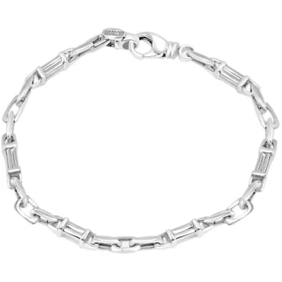 Men's Link 14k Gold (19gram) Or Platinum (30gram) 5mm Bracelet 8.5  • $1518.29