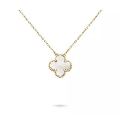 Van Cleef & Arpels Vintage Alhambra 18K Yellow Gold One Motifs Mother Of Pearl • £2396.43