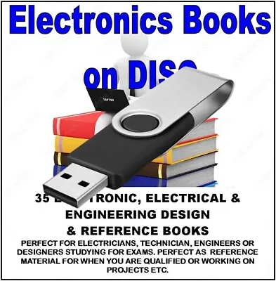 ELECTRONIC Electrical ENGINEERING  MANUALS DVD E-BOOKS +FREE BONUS Software USB • £7.99