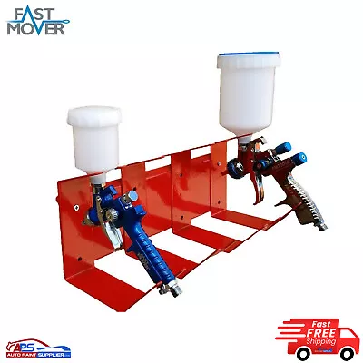 £31.89 • Buy Wall Mounted Gun Holder Stand For 4 Car Spray Paint Guns HVLP POT FMT5900
