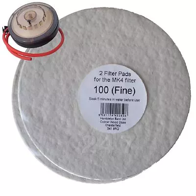 Filter Pads 100 Fine 2x Pack For The Better Brew MK4 Wine Filter Homebrew • £3.89