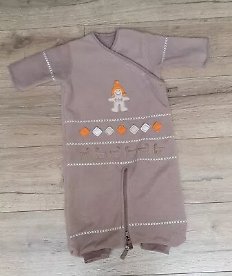 Baby Girl Boy Unisex Sleeping Bag Sack  Sleepsuit 70cms 0-6 Months Gingerbread • £3.20