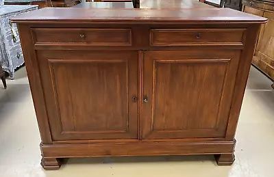 Antique French Louis Philippe Cherry Commode Chest Sideboard • $1895