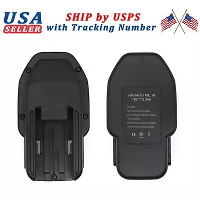 3000mAh 18V BATTERY For MILWAUKEE 0521-20 0521-20 0521-22 8940158631 0522-20 • $37.29