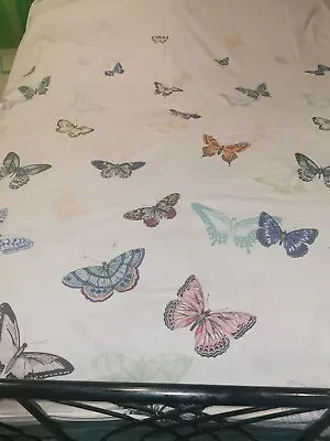 New M&s 3 Piece K/size Duvet Cover Set Butterflies 100% Cotton Rp£110.00 Perfect • £40