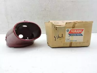 NOS Red Headlight Shell Bucket Yamaha YL1 1966-1967 100 Twin Jet T1323 • $44.99