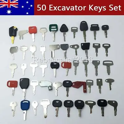 50pcs Heavy Equipment Construction Machines Master Key For Volvo Bobcat JCB Case • $52.50