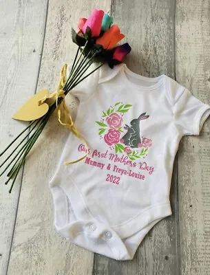 £6.50 • Buy My First Mothers Day Personalised Baby Vest