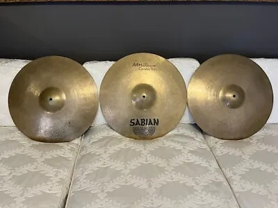 Set Of 3 Sabian 18” / 45cm AA Marching Crash Ride Cymbals • $389