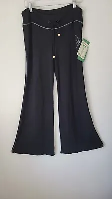 Biza Flare Leg Sweatpants Lounge Pants Organic Bamboo Womens Large 12/14 New • $24.95