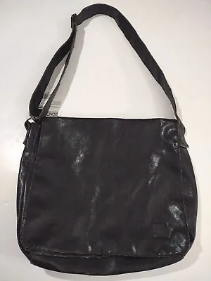 Ecko By Marc Echo Bag Crossbody Distressed Black Messenger Holiday Group New • $25