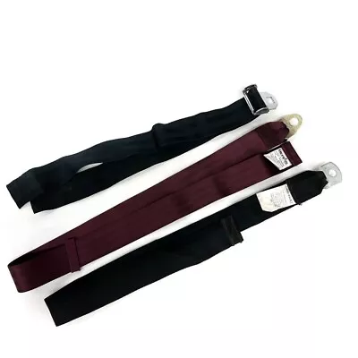 3 Pcs Assorted Lot Of Vintage Safe Seat Belt Parts IMM-28152 Beams 415669 12632 • $99.97