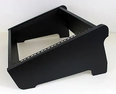 £74.40 • Buy 19  8u Desktop Studio Dual Angle Rack Pod Case Cabinet Furniture Textured Black