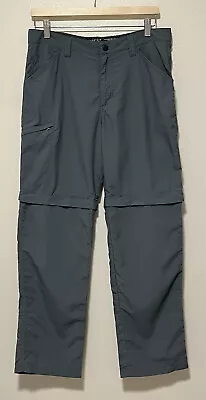 Mountain Hardware Mesa Convertible II Pants Size 31 Sage Green Hiking Outdoors  • $35