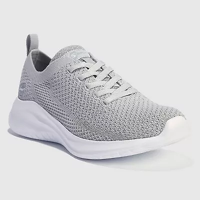 S Sport By Skechers Women's Resse 2.0 Elastic Gore Sneakers - Light Gray 8 • $23.99